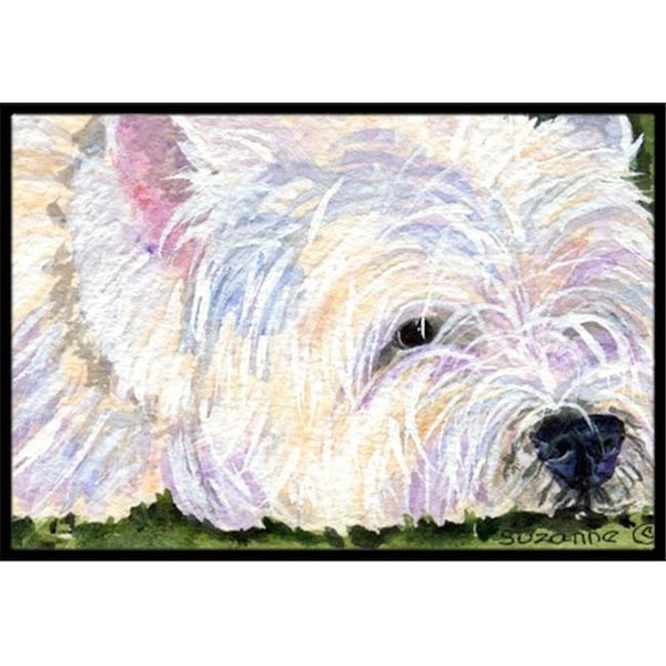 Carolines Treasures Carolines Treasures SS8831MAT Westie Indoor Outdoor Mat - 18 x 27 in. SS8831MAT - main